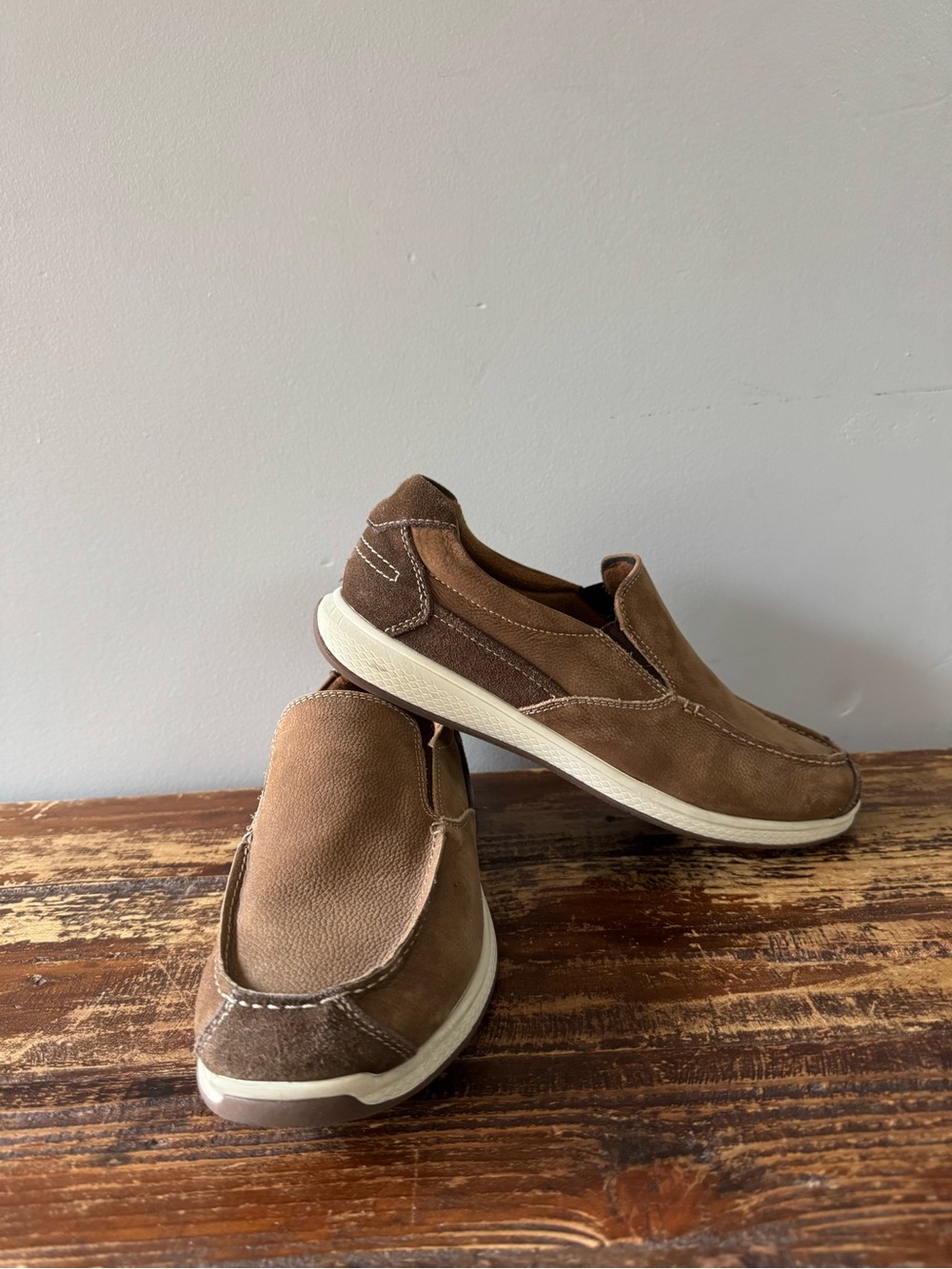 Florsheim Boys Brown Slip-On Casual Loafers